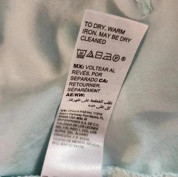 White House Black Market Jacket Mint Green Casual Jean Jacket Size 4 - Picture 6 of 11